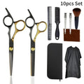 Using Hairdressing Scissors Set Hair Cutting for haircut