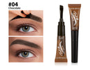 Tear-Off Eyebrow Gel And Brush Combined Long-Lasting Intense Color Sweat-Resistant Semi-permanent Peeling Brow Tint Eye Makeup