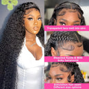30 40 42 Inch Water Deep Wave 13x4 13x6 Hd Lace Frontal Wigs Human Hair 360 Full Lace Front Wig Curly Human Hair Wigs For Women