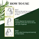 "Applying Batana Oil Chebe Oil Biotin Keratin to scalp"