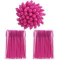 100pcs For Eyelash Extension Makeup Disposable Eyelash Brushes Spoolies Micro Lash Mascara Wands Combs Wholesale