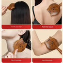 Sandalwood Massage Comb Cute Cat Shape Coarse Toothed Head Hair Therapy Massage Comb Guasha Scraping Body Massage Tool