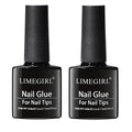 Limegirl Nail Tips Glue Gel 7.5ml uv Glue for false Nail Gel Polish Manicure Hybrid Gellac Multi-function Strong Gel Nail Polish