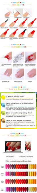 LILYCUTE 7ML Nail Gel Polish Full Coverage Manicure No Wipe Top Coat Base Coat Primer Soak Off LED UV Gel Nail Art Gel Varnish