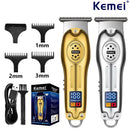 Professional Cutting Kit LCD Display Beard Shaver for Men