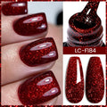 LILYCUTE Dark Grey Matte Color Series Gel Nail Polish Winter Long Lasting Full Coverage Manicure Soak Off Nails Art Gel Varnish