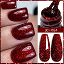 LILYCUTE Dark Grey Matte Color Series Gel Nail Polish Winter Long Lasting Full Coverage Manicure Soak Off Nails Art Gel Varnish