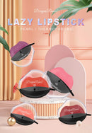 Lazy Lipstick Pearl light Temperature Color Changing Lip-shaped Lipstick Velvet Moisturizing Lip Gloss Waterproof Non-stick Cup