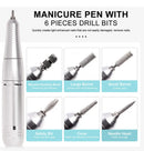 Professional 45000RPM Electric Portable Nail Drill Machine Rechargeable Low Noise Nail Sander File for Manicure Salon Tool