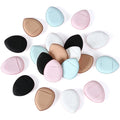 20Pcs Mini Finger Puff Makeup Sponge Set Air Cushion Cosmetic Puffs Wet & Dry BB Cream Applicator Concealer Foundation Puff