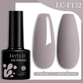 LILYCUTE Dark Grey Matte Color Series Gel Nail Polish Winter Long Lasting Full Coverage Manicure Soak Off Nails Art Gel Varnish