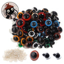 50Pcs/Lot 8-20mm Plastic Eyeball Doll Accessories Black Plush Safety Eyes For DIY Crafts Funny Toy Eyes Animal Gifts Decoration