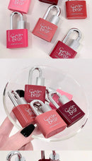 Gege Bear Lockheart Sweet Color Water-Gloss Lip Gloss-Vibrant Colors, Easy to Apply with Non-Long-Lasting Hydration