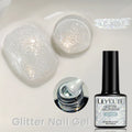 LILYCUTE 7ml Glitter Nail Gel Polish Sequins Colorful Shinning Gel Varnish Nail Art Semi Permanent Soak off Manicure UV LED Gel