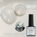LILYCUTE 7ml Glitter Nail Gel Polish Sequins Colorful Shinning Gel Varnish Nail Art Semi Permanent Soak off Manicure UV LED Gel
