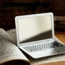 Creative mini computer, small mirror, laptop, portable design, foldable Apple makeup mirror, mirror, portable mirror