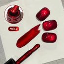 LILYCUTE 7ml Red Cat Magnetic Gel Nail Polish Glitter Full Coverage Varnish Semi Permanent UV/LED Soak Off Nails Art