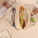 Simplified Japanese Large Capacity Pencil Case Stationery Box for Elementary, Middle, and High School Students