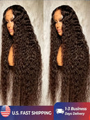 Chocolate Brown Lace Front Wigs 13x6 Hd Human Hair Lace Frontal Wig 13x4 Deep Wave Colored Wig For Women 250 Density Pre Plucked