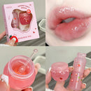 SENSORY PARTY Hydrating & Brightening Lip Mask - Deep Moisture, Lip Wrinkle Reduction, 24-Hour Hydration Lip Oil