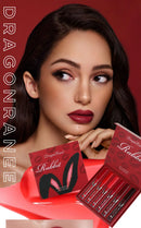 6-Piece Lip Gloss Set Velvet Matte Lip Gloss Waterproof and Sweat-Proof Lipstick Non-Stick Cup Matte Lipstick Holiday Gift Set