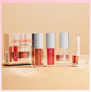 Crystal Jelly Moisturizing Lip Oil Set Plumping Lip Gloss Makeup Sexy Plump Lip Glow Oil Tinted Lip Plumper Set