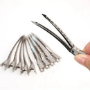 28pcs/Set Hair Roller Sets 18pcs Plastic Self Grip Hair Curlers 3 Sizes Hair Rollers 10pcs Metal Clips DIY Hairdressing Tools