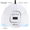 Nail Dryer Machine Professional Manicure Lamp 45 LEDs High Power UV Nail Light With Auto Sensor Smart Nail Salon Equipment Tools