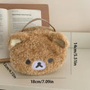 Plushes Makeup Case Anime Relaxed Bear Cosmetic Bag Women Jewelry Storage Pouch Girl Organizer Handbags Gift Hot Sales