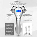 Electric Facial Beauty Instrument Micro Current Face Lifting Roller Massager EMS Skin Tighten Machine V Face Beauty Device