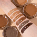 Waterproof Foundation Full Coverage, Oil-control Matte Velvet Nourishing Flawless Cream Foundation, 0.7oz Cream Bronzer Makeup