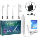 High Frequency Electrotherapy Neon Facial Skin Massage Wand for Acne Skin Rejuvenation Tightening Face Wrinkle Reducing Machine