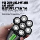 5 In 1 Electric Shaver For Men Bald Head Hair Clipper Nose Trimmer 7D Floating Blade Head Shaving Beard Knife Rechargeable Razor