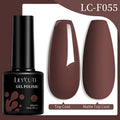 LILYCUTE 7ML Red Gel Nail Polish Matte Brown Semi Permanent Soak Off UV LED Gel Varnish Nail Art Design Manicure