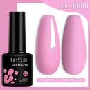 LILYCUTE Dark Grey Matte Color Series Gel Nail Polish Winter Long Lasting Full Coverage Manicure Soak Off Nails Art Gel Varnish