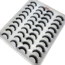 2023 New 20 pairs natural long 3D mink false eyelashes fake lashes makeup kit Mink Lashes extension eye lashes short eyelashes