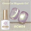 BORN PRETTY 10ml Green Cat Magnetic Gel Ultra Shine Holographic Glitter Semi Permanant Soak Off UV LED Gel Varnish For Manicure