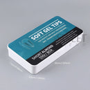 550pcs Soft Gel Nail Tips Medium Short Almond Coffin Full Cover Matte Extension Tool Acrylic Press on Nail French Manicure Decor