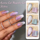 LILYCUTE 7ml Auroras Cat Magnetic Gel Nail Shining Glimmer Crystal Gel Polish Semi Permanent Soak Off UV Gel Nail Art Varnish