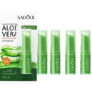 Refreshing hydrating repair lipstick Aloe Vera Vitamin essence Double Protection Moisturizing Water Lip Balm beauty skincare