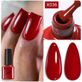 LILYCUTE 7ml Red Green Gel Nail Polish Christmas Series All For Manicure Semi Permanent Soak Off UV LED DIY New Year Nail Art