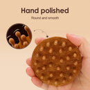 Multi-Functional Wood Therapy Massage Comb Scalp Head Massager Natural Sandalwood Circular Tooth Guasha Scraping Body Massager