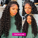 30 40 Inch Loose Deep Wave Human Hair Wig 13x4 13x6 Hd Lace Frontal Wigs For Women 250 Density Lace Front Curly Human Hair Wig