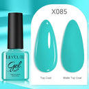 LILYCUTE 7ML 125 Colors Gorgeous Glitter Red Nail Gel Polish Semi Permanent Soak Off LED UV Gel Nail Art Manicure Varnish