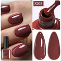 LILYCUTE 7ML 125 Colors Gorgeous Glitter Red Nail Gel Polish Semi Permanent Soak Off LED UV Gel Nail Art Manicure Varnish
