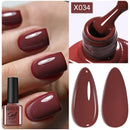 LILYCUTE 7ML 125 Colors Gorgeous Glitter Red Nail Gel Polish Semi Permanent Soak Off LED UV Gel Nail Art Manicure Varnish