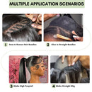 100% Unprocessed Virgin Brazilian Human Hair Bundles Natural Black Color 30 32 Inch Body Wave 3/4 Bundles Raw Hair Extensions 16A Remy Pure Human HairBundle