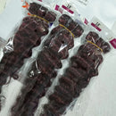 #99j Burgundy Deep Wave Bundles Colored Human Hair Bundles Weaves 2/3/4 Pcs Brazilian Remy Hair Extension Curly Hair Bundles