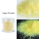 6 Colors Glitter Candy Sugar Sand Loosen Powder Dust Woolen Nail Art Powder 10ml Per Jar
