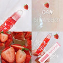 6 Colors Roll-on Fruit Essence Lip Balm Lip Oil Lip Moisturizing Mirror Primer Lip Lipstick Hydrating random Gloss Transparent